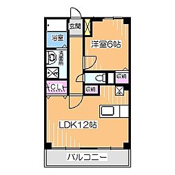 セルバ 1LDKの間取図画像