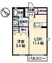 シャーメゾン新地　Ｂ棟 B0201 ｜ 山口県宇部市大字妻崎開作289-3（賃貸アパート1LDK・2階・41.58㎡） その2