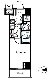 ルーブル野方弐番館 3階1Kの間取り