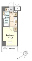SHOKEN Residence横浜鶴見V 2階1Kの間取り