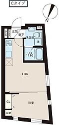 レピュア北池袋駅前レジデンス 4階1LDKの間取り