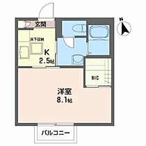 ドミールいつき 101 ｜ 宮城県仙台市青葉区小松島３丁目10-23（賃貸アパート1K・1階・27.50㎡） その2