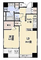 プロスペクト日本橋小網町 1LDKの間取図画像
