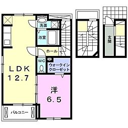 サンリット王禅 1LDKの間取図画像