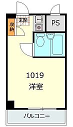 ウイン青山 ワンルームの間取図画像