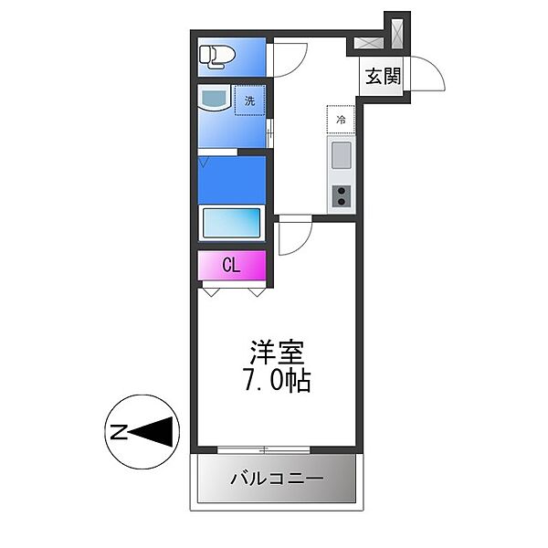 フジパレス平野郷V番館 ｜大阪府大阪市平野区平野上町１丁目(賃貸アパート1K・3階・27.09㎡)の写真 その2