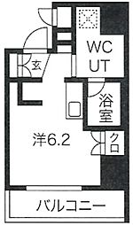エルフォルテ五反田 ワンルームの間取図画像