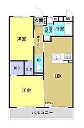 (仮称)日向・曽根町3丁目61マンション 2LDKの間取図画像