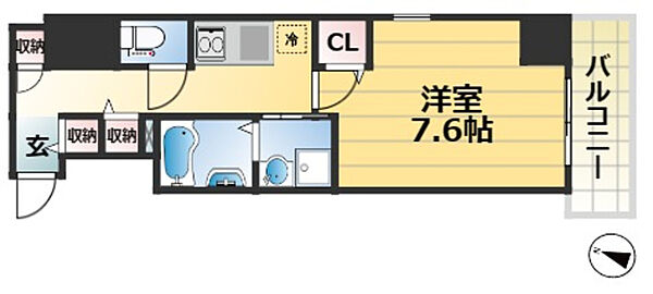 兵庫県神戸市中央区元町通６丁目(賃貸マンション1K・10階・30.30㎡)の写真 その2