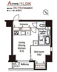 間取図画像 1LDK
