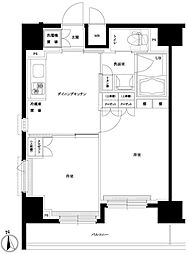 ルーブル羽田西 2DKの間取図画像