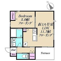 仮)J・URBAN永福町 1LDKの間取図画像