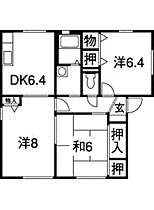 うぐいすハイツ 0201 ｜ 新潟県新潟市江南区うぐいす１丁目3-16（賃貸アパート3DK・2階・62.37㎡） その2