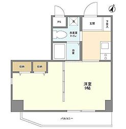 KDXレジデンス小豆沢 1Kの間取図画像