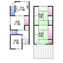 岸和田市戎町7-31戸建貸家  ｜ 大阪府岸和田市戎町（賃貸一戸建4DK・--・54.67㎡） その2