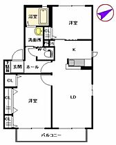 コンフォートハイツ　Ｂ棟 B0202 ｜ 熊本県球磨郡あさぎり町免田東1448-8（賃貸アパート2LDK・2階・53.28㎡） その2