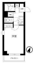 OLIO東長崎 1Kの間取図画像