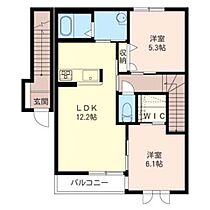 グロリアスヒルＣ 00208 ｜ 栃木県佐野市富岡町283-10（賃貸アパート2LDK・2階・61.60㎡） その2