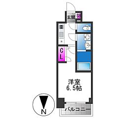 大阪市生野区巽西4丁目マンション 1Kの間取図画像