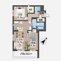 ボナール・レジデンス 00203 ｜ 埼玉県春日部市粕壁7033-1（賃貸マンション2LDK・2階・66.38㎡） その10