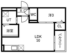 Jack nishikananoiI 1LDKの間取図画像