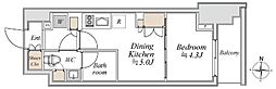 ブランシエスタ入谷グランデ 1DKの間取図画像