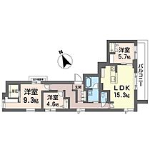 シエルブルー 00201 ｜ 神奈川県横浜市金沢区洲崎町115（賃貸マンション3LDK・2階・85.66㎡） その2