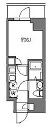 アラート横濱桜木町I 1Kの間取図画像
