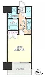 アーク松戸レジデンス 1Kの間取図画像