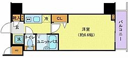 JR埼京線 板橋駅 徒歩3分の賃貸マンション 4階1Kの間取り