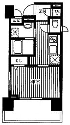 シャローム南小岩 1Kの間取図画像