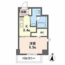 ＹＡＭＡＴＥ435 0702 ｜ 兵庫県神戸市中央区中山手通４丁目2-9（賃貸マンション1K・7階・28.14㎡） その2