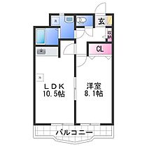 メゾン浜の宮II  ｜ 和歌山県和歌山市毛見（賃貸マンション1LDK・3階・45.00㎡） その2