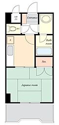 カサハラビル藤沢2 1Kの間取図画像