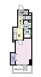アルカディア5 1Kの間取図画像