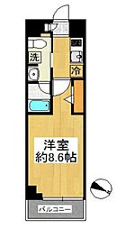 スプレスター志村坂上 1Kの間取図画像
