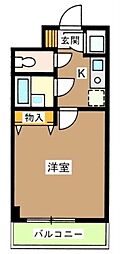 間取図画像 1K