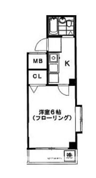 レジデンス三田 ｜東京都立川市高松町２丁目(賃貸マンション1K・3階・17.70㎡)の写真 その2