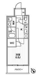 ライムレジデンス町田 1Kの間取図画像