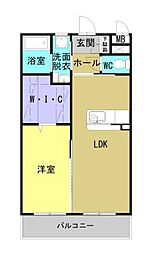 (仮称)日ノ出町YMマンション 1LDKの間取図画像