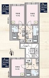 ラシクラス豊玉北 4階1Kの間取り