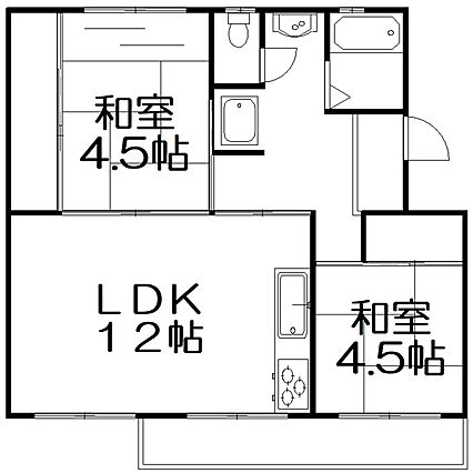 中宮第四団地６９号棟_間取り_0
