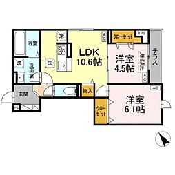 D-ROOM松木A 1階