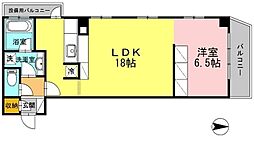 TSKY 1LDKの間取図画像