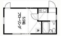 DRホームズ菊川 2階1Kの間取り