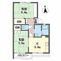 パールハイム 0202 ｜ 大阪府八尾市恩智北町３丁目74（賃貸アパート2K・2階・41.74㎡） その2