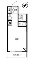 ウィンベルソロ西川口第10 ワンルームの間取図画像