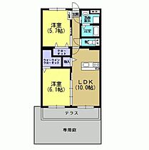 ＳＵＮＲＩＳＥ　ＶＩＥＷ 107 ｜ 鹿児島県霧島市国分野口西（賃貸マンション2LDK・1階・52.25㎡） その2