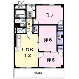 間取図画像 3LDK