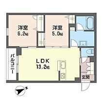 エルベ　グランデュール 00203 ｜ 千葉県市川市中山４丁目447-1（賃貸マンション2LDK・2階・56.39㎡） その2